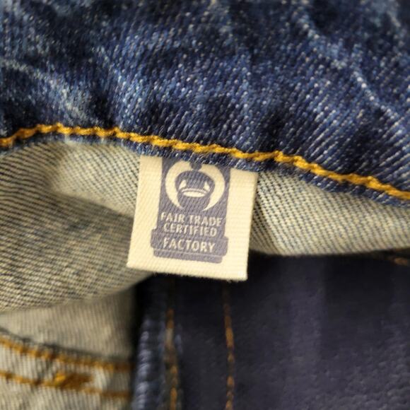 Isabel Maternity Shorts Womens 12 Blue Denim Midi Short Stretch Panel Fair Trade - Picture 4 of 13